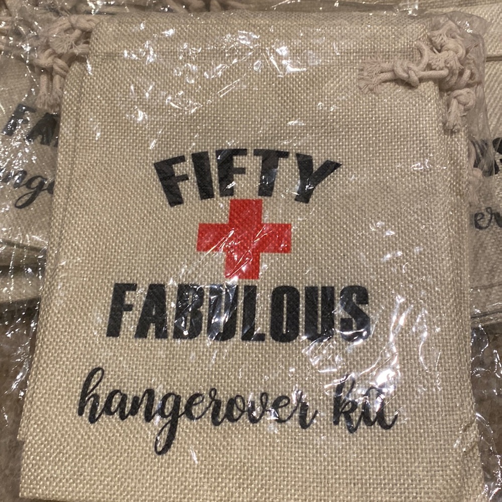 50 Hangover Kit Bag. Set of 10